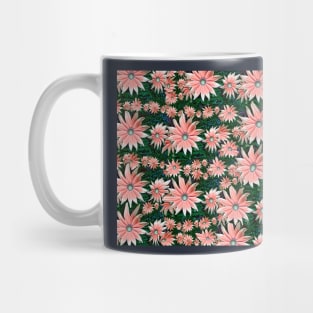 Pretty Pink Flowers Pattern Mug